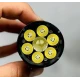 Mini Lanterna LED YEMAO YM F71X cu 7 moduri de Iluminare TG+6 LED Magnet