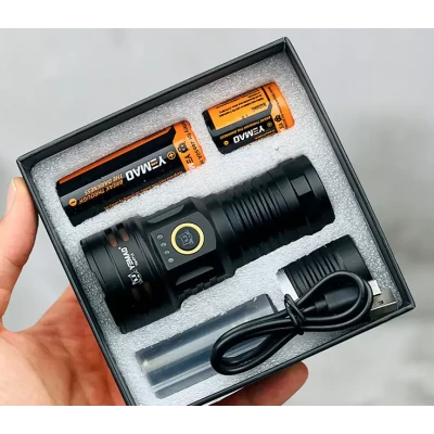 Mini Lanterna LED YEMAO YM F71X cu 7 moduri de Iluminare TG+6 LED Magnet