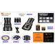 Mini Lanterna LED YEMAO YM F71X cu 7 moduri de Iluminare TG+6 LED Magnet