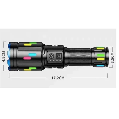  Lanterna tactica YEMAO YM G560Y de 1200LM baterie 5000 mAh functie lampa
