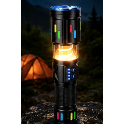  Lanterna tactica YEMAO YM G560Y de 1200LM baterie 5000 mAh functie lampa
