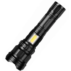 Lanterna de mana LED YEMAO YM G708 Zoom Iluminare Frontala + Laterala