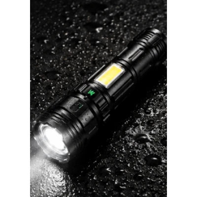 Lanterna de mana LED YEMAO YM G708 Zoom Iluminare Frontala + Laterala