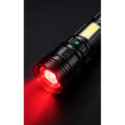 Lanterna de mana LED YEMAO YM G708 Zoom Iluminare Frontala + Laterala