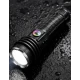 Lanterna de mana LED YEMAO YM G236 TG de 50W cu Zoom Reglabil RGB USB Corp Metalic