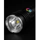 Lanterna de mana LED YEMAO YM G236 TG de 50W cu Zoom Reglabil RGB USB Corp Metalic