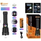 Lanterna de mana LED YEMAO YM G238 TG de 50W cu Zoom Reglabil  LED RGB Corp din Aluminiu