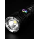 Lanterna de mana LED YEMAO YM G238 TG de 50W cu Zoom Reglabil  LED RGB Corp din Aluminiu