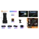 Lanterna de mana LED YM C282 fascicul puternic Laser Verde zoom reglabil