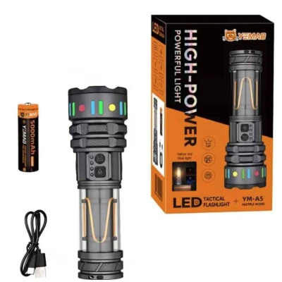 Lanterna LED YEMAO YM A5 TG de 30W cu Zoom Lampa laterala 11 Moduri iluminare