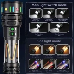 Lanterna LED YEMAO YM A5 TG de 30W cu Zoom Lampa laterala 11 Moduri iluminare
