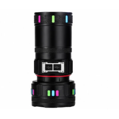Lanterna de mana LED YEMAO YMG37Y de 30W cu Zoom reglabil si led Lateral