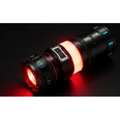 Lanterna de mana LED YEMAO YMG37Y de 30W cu Zoom reglabil si led Lateral