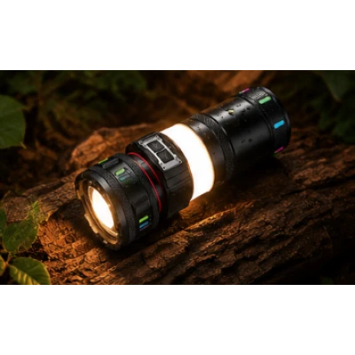 Lanterna de mana LED YEMAO YMG37Y de 30W cu Zoom reglabil si led Lateral