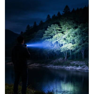 Lanterna de mana LED YEMAO YM 705A putere 30W cu zoom optic si power bank
