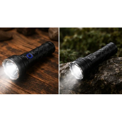 Lanterna de mana LED YEMAO YM 705A putere 30W cu zoom optic si power bank