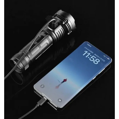 Lanterna tactica de mana reincarcabila YM F96 6 cu functie Power Bank