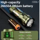 Lanterna LED Multifunctionala YEMAO YM A19 cu 9 LED XPG de 5000mAh