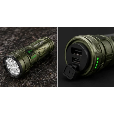 Lanterna LED Multifunctionala YEMAO YM A19 cu 9 LED XPG de 5000mAh