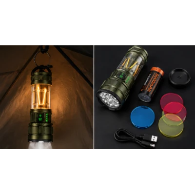 Lanterna LED Multifunctionala YEMAO YM A19 cu 9 LED XPG de 5000mAh