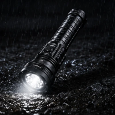 Lanterna de mana profesionala LED YEMAO YM 98K 2 0 de 5200 Lumeni USB Zoom metalica