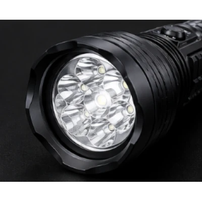 Lanterna de mana profesionala LED YEMAO YM 98K 2 0 de 5200 Lumeni USB Zoom metalica