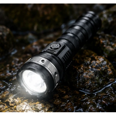 Lanterna de mana LED YEMAO YM A2C Puternica cu Zoom incarcare USB