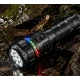 Lanterna de mana LED Profesionala YEMAO YM A12 de 7200 LM cu 12XTE + RGB