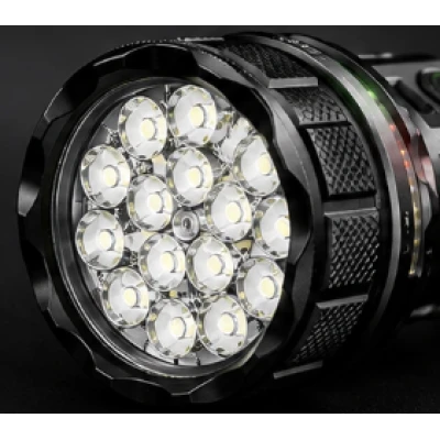 Lanterna de mana LED Profesionala YEMAO YM A12 de 7200 LM cu 12XTE + RGB