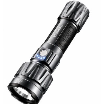 Lanterna Tactica de mana YEMAO YM A81 Raza 1000m Acumulator 21700 USB Type C