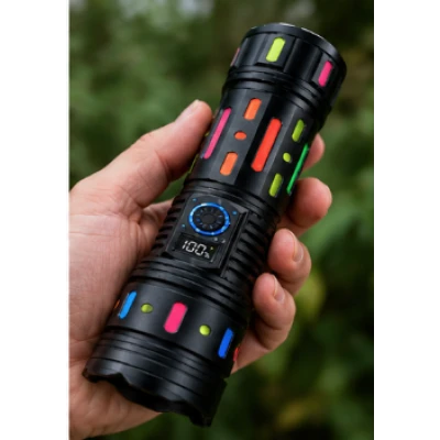 Lanterna de mana Tactica YEMAO YM G85 putere 60W Raza de Iluminare 2000m USB