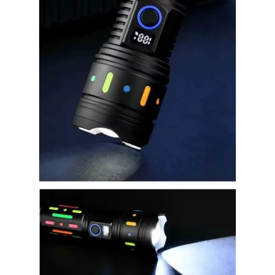 Lanterna de mana Tactica YEMAO YM G85 putere 60W Raza de Iluminare 2000m USB