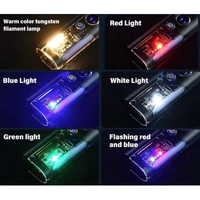 Lanterna multifunctionala YEMAO YM B200 cu 2 led×P50 + RGB 12000mAh Power Bank