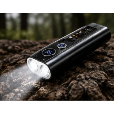 Lanterna multifunctionala YEMAO YM B200 cu 2 led×P50 + RGB 12000mAh Power Bank