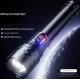 Lanterna Profesionala YEMAO YM G641 TG putere 60W cu Zoom si Power Bank metalica