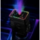 Incarcator Auto D25 putere 120W cu Iluminare LED RGB 7 Culori si Efect de Nebulizare