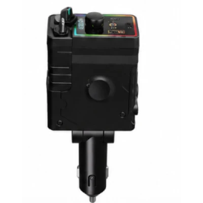 Incarcator Auto D25 putere 120W cu Iluminare LED RGB 7 Culori si Efect de Nebulizare
