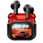Casti Wireless XG63 AI TWS Ecran Smart Color HD Bluetooth Gaming Display Digital si Carcasa cu incarcare