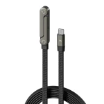 Cablu de incarcare USB C la USB C putere 240W cu Suport Integrat incarcare Rapida Transfer Date Suport Telefon