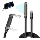Cablu de incarcare USB C la USB C putere 240W cu Suport Integrat incarcare Rapida Transfer Date Suport Telefon
