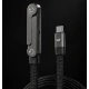 Cablu de incarcare USB C la USB C putere 240W cu Suport Integrat incarcare Rapida Transfer Date Suport Telefon