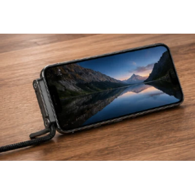 Cablu de incarcare USB C la USB C putere 240W cu Suport Integrat incarcare Rapida Transfer Date Suport Telefon