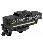 Far LED pentru Bicicleta multifunctional cu Claxon Suport Telefon Reincarcabil USB 30 LED