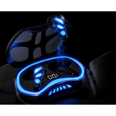 Casti Wireless X48 TWS Bluetooth Iluminare LED RGB Afisaj Digital Stereo Carcasa cu incarcare