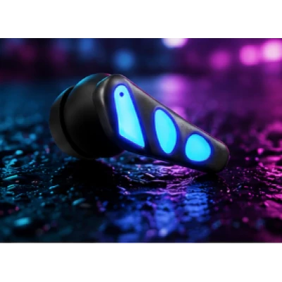 Casti Wireless X48 TWS Bluetooth Iluminare LED RGB Afisaj Digital Stereo Carcasa cu incarcare