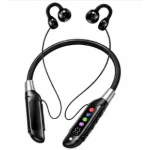 Casti Wireless Sport R25 cu Banda flexibila bluetooth afisaj digital microfon si Autonomie extinsa