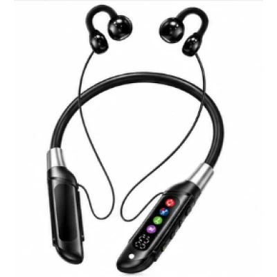 Casti Wireless Sport R25 cu Banda flexibila bluetooth afisaj digital microfon si Autonomie extinsa