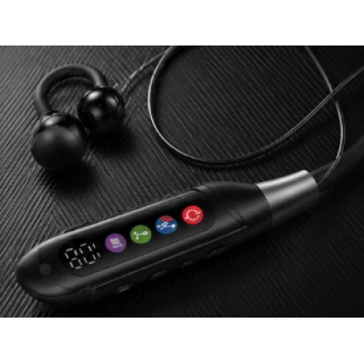 Casti Wireless Sport R25 cu Banda flexibila bluetooth afisaj digital microfon si Autonomie extinsa