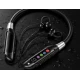 Casti Wireless Sport R25 cu Banda flexibila bluetooth afisaj digital microfon si Autonomie extinsa