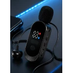 Casti Wireless L6 cu Microfon Bluetooth afisaj digital Quick Charge si Functie AI